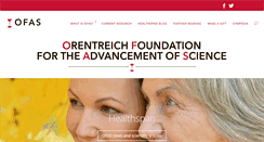 Desktop Screenshot of orentreich.org