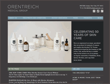 Tablet Screenshot of orentreich.com